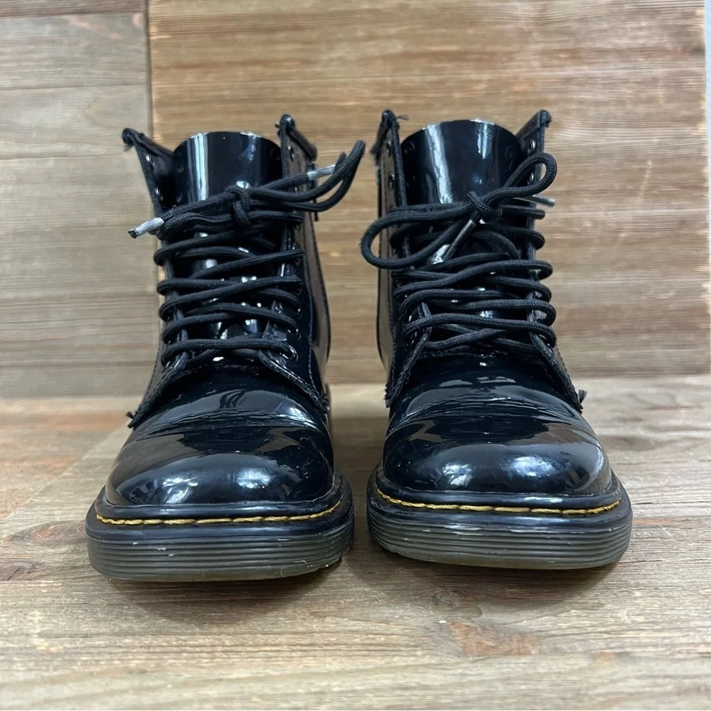 Dr. Martens 1460 Patent Leather Lace Up Boots